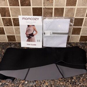 Momcozy Maternity Belt - Black and Gray Support